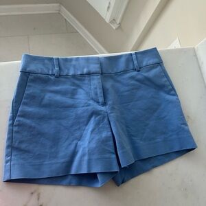 LOFT High Waist Blue Shorts